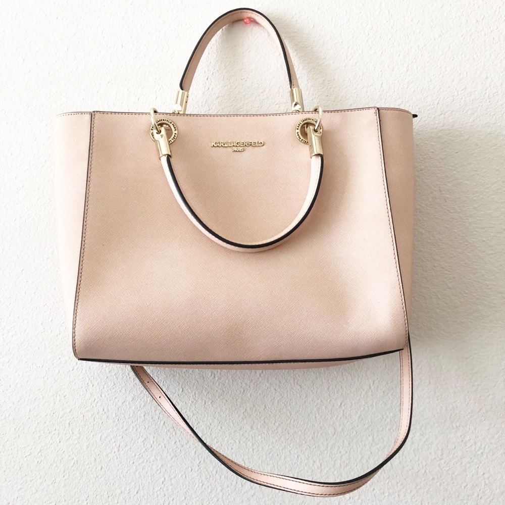 Karl Lagerfeld Paris Blush Purse - Picture 1 of 8